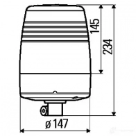 Проблесковый маячок HELLA E1 2141 18418 2xd009052021 e1 3486 - Изображение 2