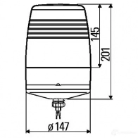 Проблесковый маячок HELLA 2xd009054001 e1 3486 E1 1765 18422 - Изображение 2