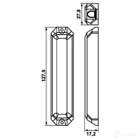 Проблесковый маячок HELLA 2xd012160971 E6 0471 18470 BST - Изображение 2