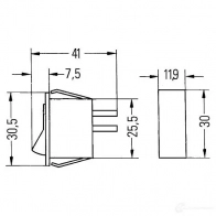 Переключатель HELLA S 11 6eh004406001 20072 QA5BA - Изображение 2