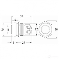 Переключатель HELLA 6jf001571002 1437954559 S7H VKH0 - Изображение 2