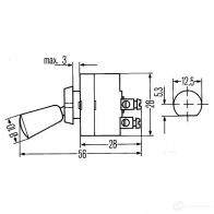 Переключатель HELLA F HLQ4 6eg001567011 20066 4082300054552 - Изображение 2