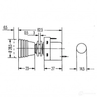 Переключатель HELLA 20054 4Z9JS1 6ed004778011 06 1561 - Изображение 2