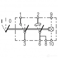 Переключатель HELLA 6rh008910011 B RZO2TY 22209 4082300191240 - Изображение 4