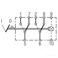 Переключатель HELLA 7 THM6IE 20104 4082300190106 6eh007832751 - Изображение 2