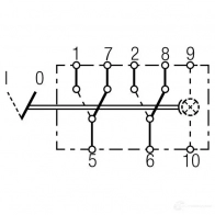 Переключатель HELLA 6fh007832101 POM3F 20187 0620 16 - Изображение 2