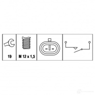 Датчик заднего хода HELLA 6ZF 007 671-001 22297 9TH0 M9 4082300071047 - Изображение 7