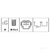 Датчик заднего хода HELLA 6ZF 008 621-101 4082300147773 22305 Q9W CZ0 - Изображение 2