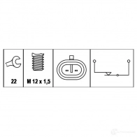 Датчик заднего хода HELLA MR 8EJ 4082300047356 20291 6LF 007 356-001 - Изображение 2
