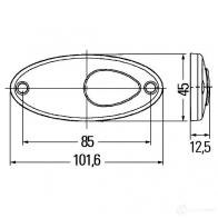 Задний габаритный фонарь HELLA 2TM 964 295-091 E17 0302 M0QDIB 17764 - Изображение 2
