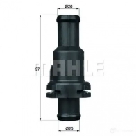 Термостат охлаждения ЕГР HELLA 1. 425.70 te170 601834 70809126 - Изображение 4