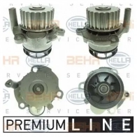 Водяной насос, помпа HELLA _BEHR HELLA SERVICE_ 8mp376802471 Audi A3 (8P1) 2 Хэтчбек 2.0 S3 Quattro 256 л.с. 2007 – 2012 38KEWG