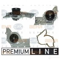 Водяной насос, помпа HELLA 8mp376801691 Audi A4 (B6) 2 Седан 3.0 220 л.с. 2000 – 2004 _BEHR HELLA SERVICE_ YASGC