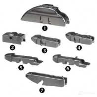 Щетка стеклоочистителя HELLA 9XW 197 765-181 SO61D4X 53002 WBU 18 - Изображение 2