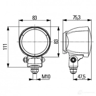 Лампа освещения салона HELLA X7DHILY 12844 Modul 70 H3 1G0 996 176-001 - Изображение 8