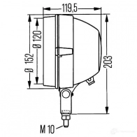 Рабочее освещение HELLA 015300 5760 1g3005760201 12900 - Изображение 8
