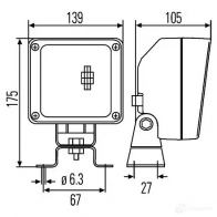 Рабочее освещение HELLA 1ga998532081 AS 200 FF AS 200 13184 - Изображение 8