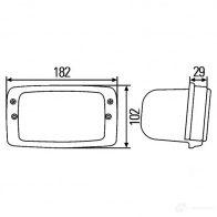 Рабочее освещение HELLA 1gb996080001 Double-Beam FF Modul 6213 13205 - Изображение 8