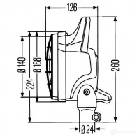 Рабочее освещение HELLA Matado r 12919 SWNGKJ 1g4003470141 - Изображение 8