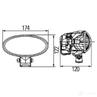 Лампа освещения салона HELLA 13214 KKNJ0M 1GB 996 186-051 Oval 90 HB3 - Изображение 8
