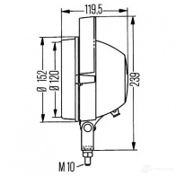 Лампа освещения салона HELLA 015323 5760 12898 1G3 005 760-041 - Изображение 13