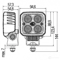 Рабочее освещение HELLA 13120 YWMU1 Q90 compact 1ga996284002 - Изображение 8