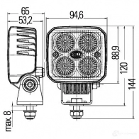Рабочее освещение HELLA 1ga996284011 13121 UHIMXJ Q90 compact - Изображение 8