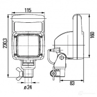 Рабочее освещение HELLA 1ga996150151 13060 Ultra Beam H9 FF Ultra Beam H9 - Изображение 8