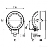 Рабочее освещение HELLA 1gm996136361 Mega Beam LED Mega Beam Gen. III LED 13277 - Изображение 7