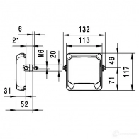 Рабочее освещение HELLA 13008 Flat Beam 500 1ga995193041 OLVD44I - Изображение 7