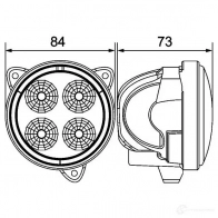 Рабочее освещение HELLA 1g0996376141 Modul 70 LED Modul 70 III 12883 - Изображение 8