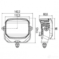 Лампа освещения салона HELLA Power Beam 1000 1GA 996 188-011 13081 UD0CP - Изображение 7