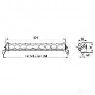 Лампа освещения салона HELLA 1GJ 360 002-002 1193312953 DBZUL Lightbar LBX-540 LED - Изображение 3