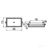 Лампа освещения салона HELLA Flatbeam LED FP7LKMR 1GD 996 193-011 13239 - Изображение 8