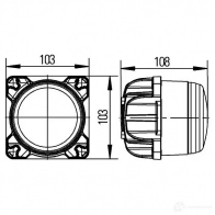 Рабочее освещение HELLA 1g0996263501 12868 Modul 90 LED Modul 90i LED - Изображение 8