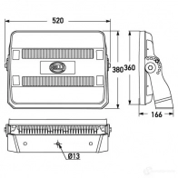 Лампа освещения салона HELLA 43I I0J 1GJ 011 872-521 1439607218 - Изображение 7