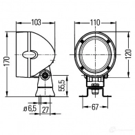Рабочее освещение HELLA Mega Beam 13252 1gm996134051 Mega Beam FF - Изображение 8