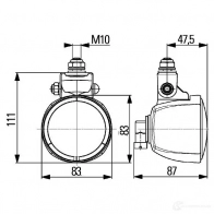 Лампа освещения салона HELLA 1G0 996 176-141 REEUHO Modul 70 H9 12857 - Изображение 7