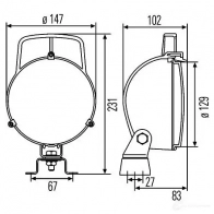 Рабочее освещение HELLA 0 15358 W131 12909 1g3996001331 - Изображение 8