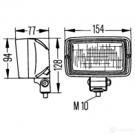 Лампа освещения салона HELLA Picador 6876 FF 12952 1GA 006 876-001 Picador 6876 - Изображение 9