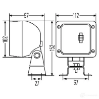 Лампа освещения салона HELLA 015328 12969 1GA 007 506-011 Ultra Beam Heavy Duty mit FF-Techni - Изображение 8