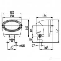 Рабочее освещение HELLA C9IH7LK 1ga996261691 13112 Oval 100 Xenon Integral - Изображение 8
