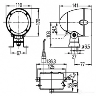 Рабочее освещение HELLA D8Q7X5 Mega Beam Xenon 13268 1gm996135151 - Изображение 8
