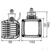 Рабочее освещение HELLA 13089 Power Beam 2000 1ga996189071 XJ54V - Изображение 2