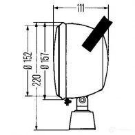 Рабочее освещение HELLA 2I8L2WB 1g5003241081 01500 3 12932 - Изображение 3