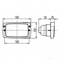 Рабочее освещение HELLA 1gd996018541 Modul 6213 13235 6213 FF - Изображение 2