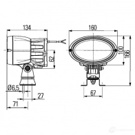 Рабочее освещение HELLA Oval 100 Xenon Powerpack Oval 100 Xenon-Powerpack 13147 1ga996461311 - Изображение 8