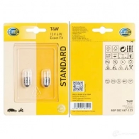 Лампа накаливания T4W BA9S 4 Вт 12 В HELLA 42928 T4 W 8GP002067123 AN96O - Изображение 4