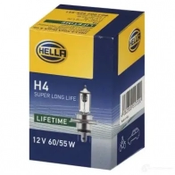 Галогенная лампа HELLA XQBNZGP H4 Super Long Life 42744 8GJ002525891 - Изображение 2