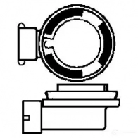Галогенная лампа фары HELLA 8GH008356151 H8 + 30 42639 PR7BDK7 - Изображение 2